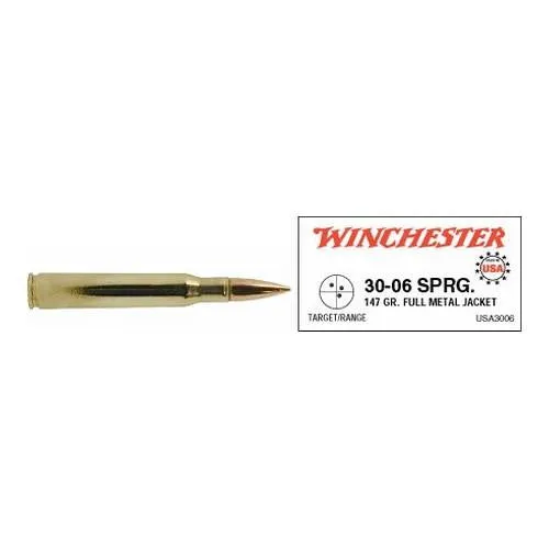 30-06 Springfield - USA, 147 Grains, Full Metal Jacket, Per 20