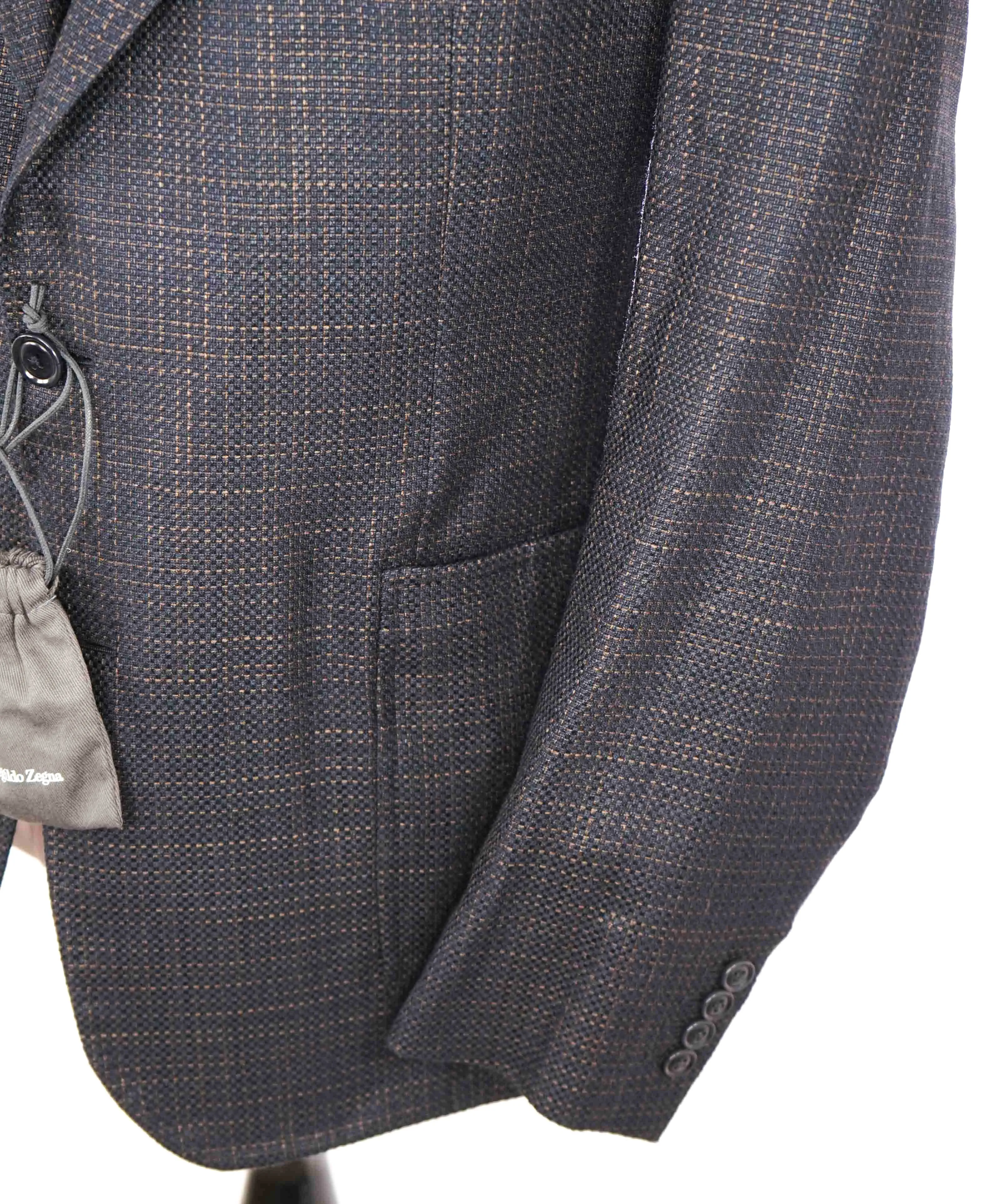 $3,290 ERMENEGILDO ZEGNA -“MANHATTAN" SILK/Cotton Blazer - 48R
