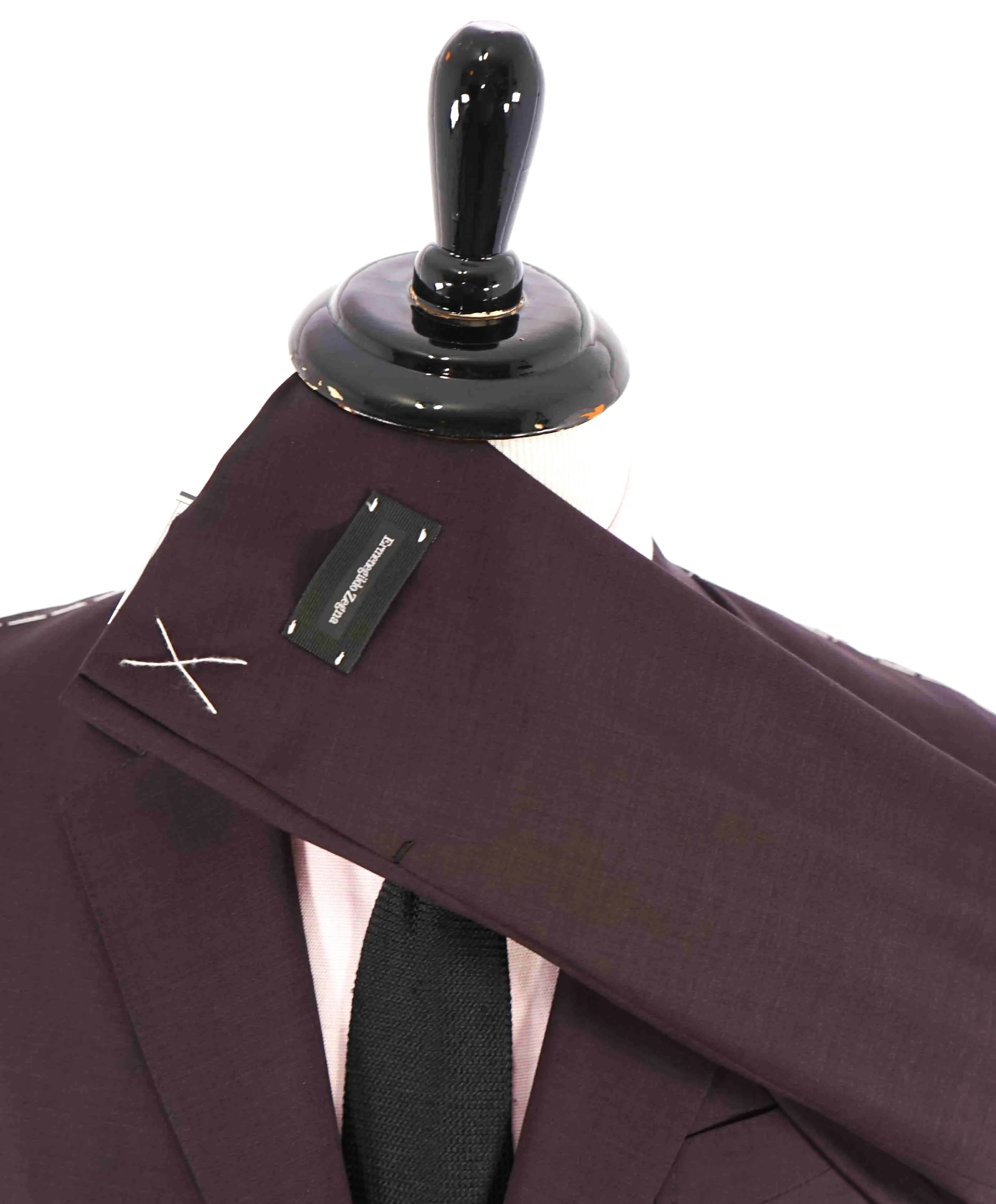 $3,295 ERMENEGILDO ZEGNA -“LEGGERISSIMO" SILK BURGUNDY Red Blazer - 42R 34W