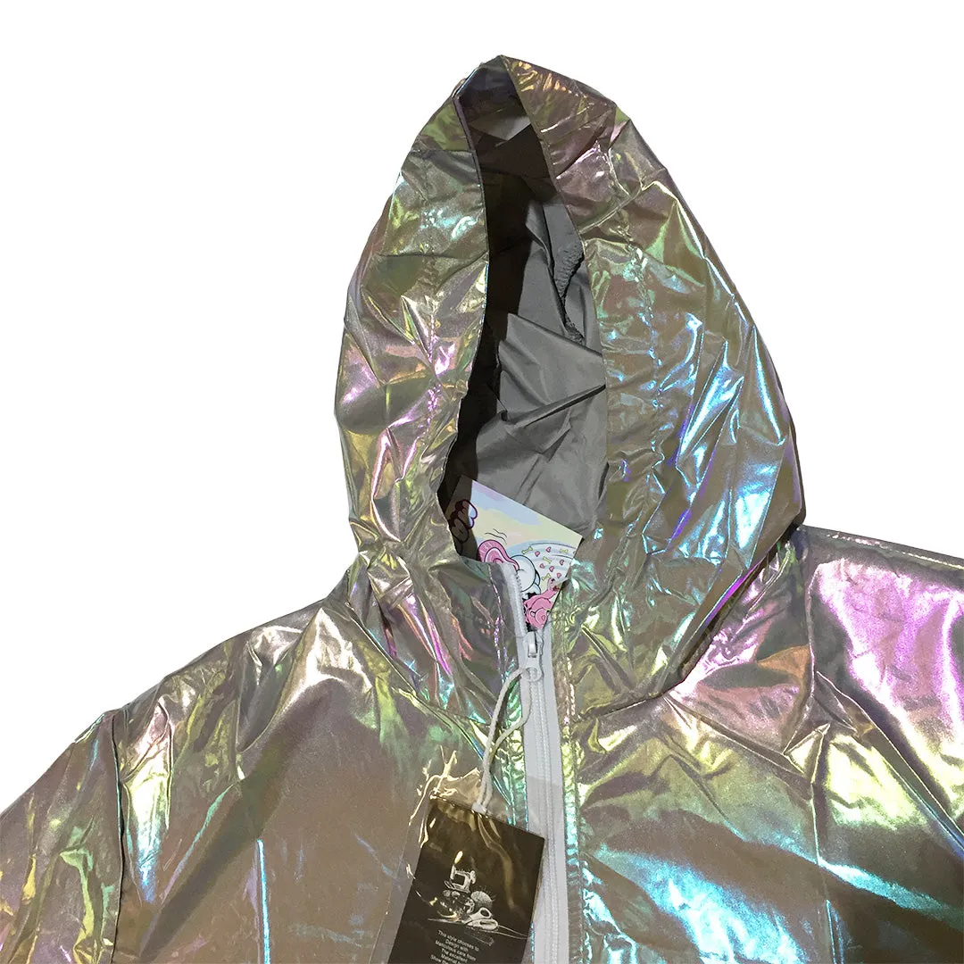 BACK IN STOCK! LAST ONE! Holographic Zip Up Hoodie