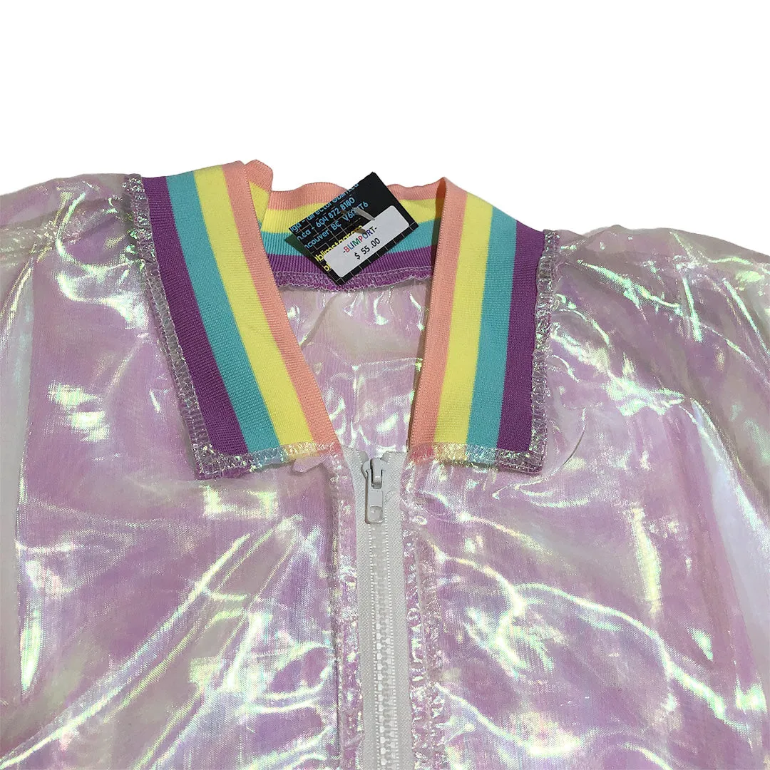 BACK IN STOCK!! Rainbow Holographic Jacket