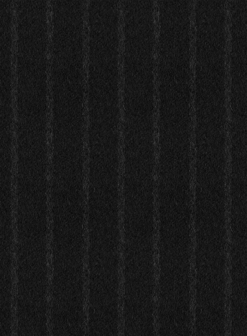Black Stripe Cashmere Jacket