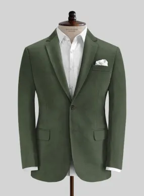 Caccioppoli Cotton Drill Green Jacket