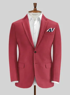 Caccioppoli Cotton Gabardine Tango Red Jacket