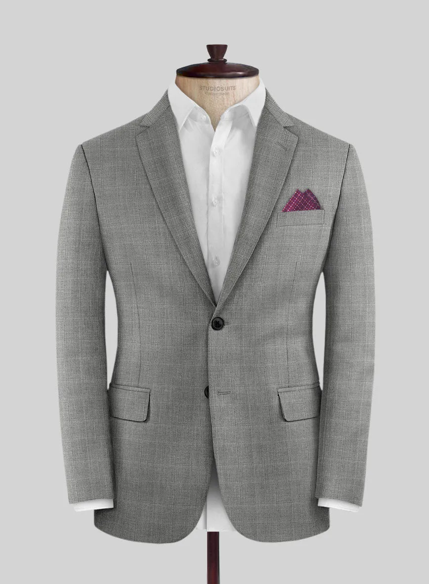 Caccioppoli Sun Dream Spiro Black Wool Silk Jacket
