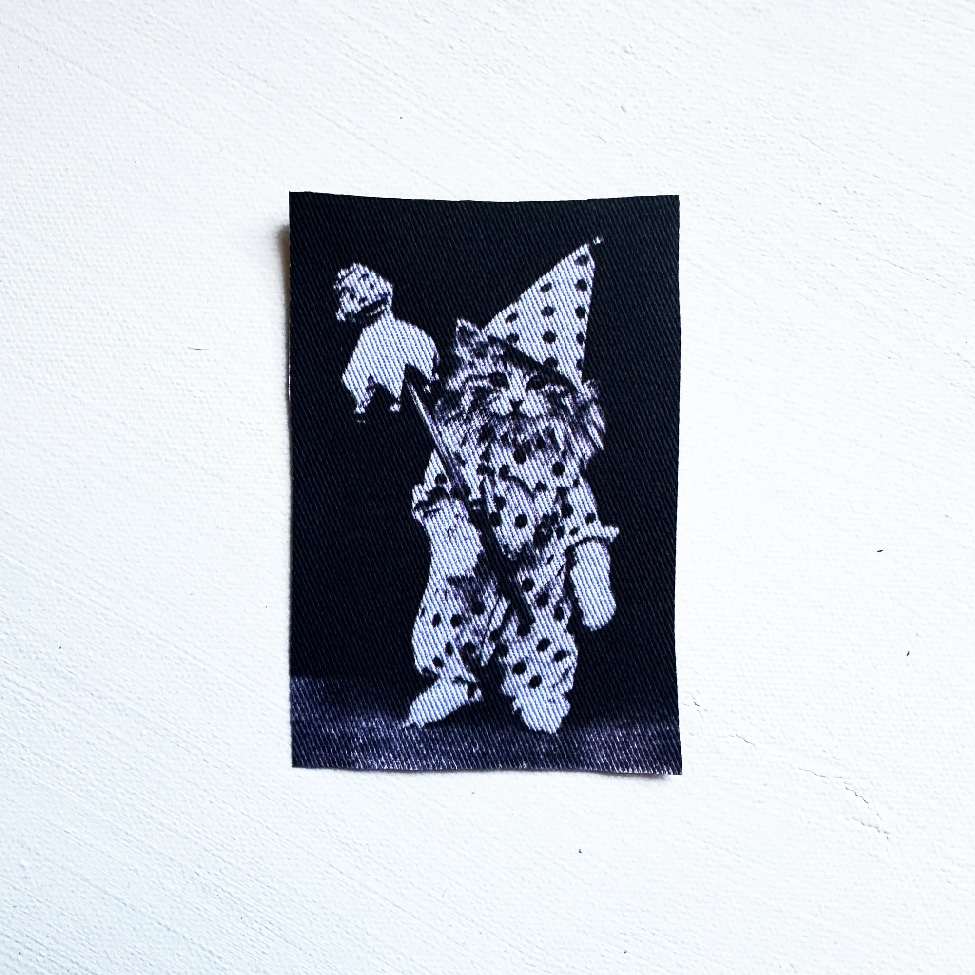 Cat Jester Clown Fabric Sew On Patch