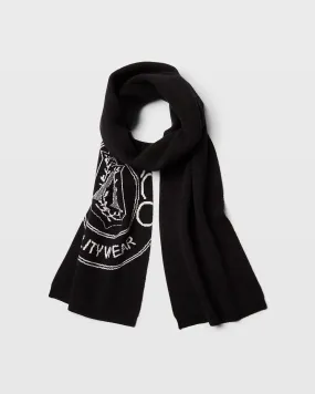 Crest Wool Scarf