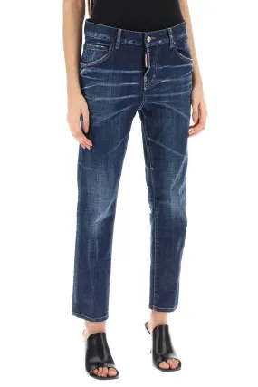 dark clean wash cool girl jeans