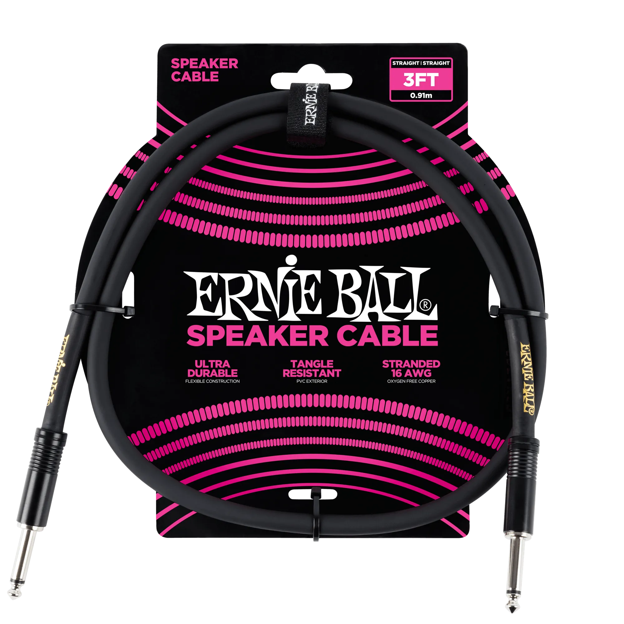 Ernie Ball 3 Straight / Straight Speaker Cable