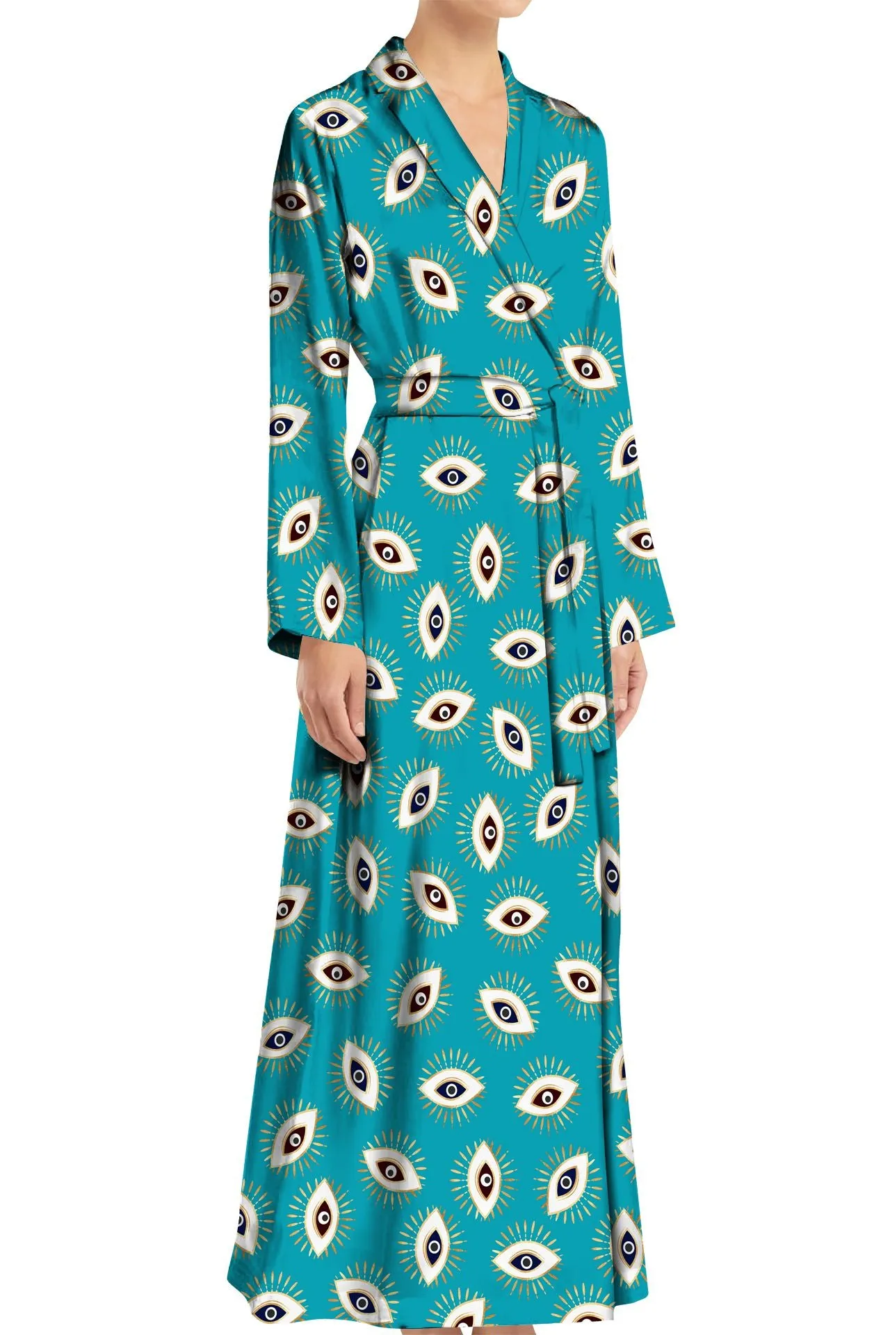 Full Length Wrap Dress