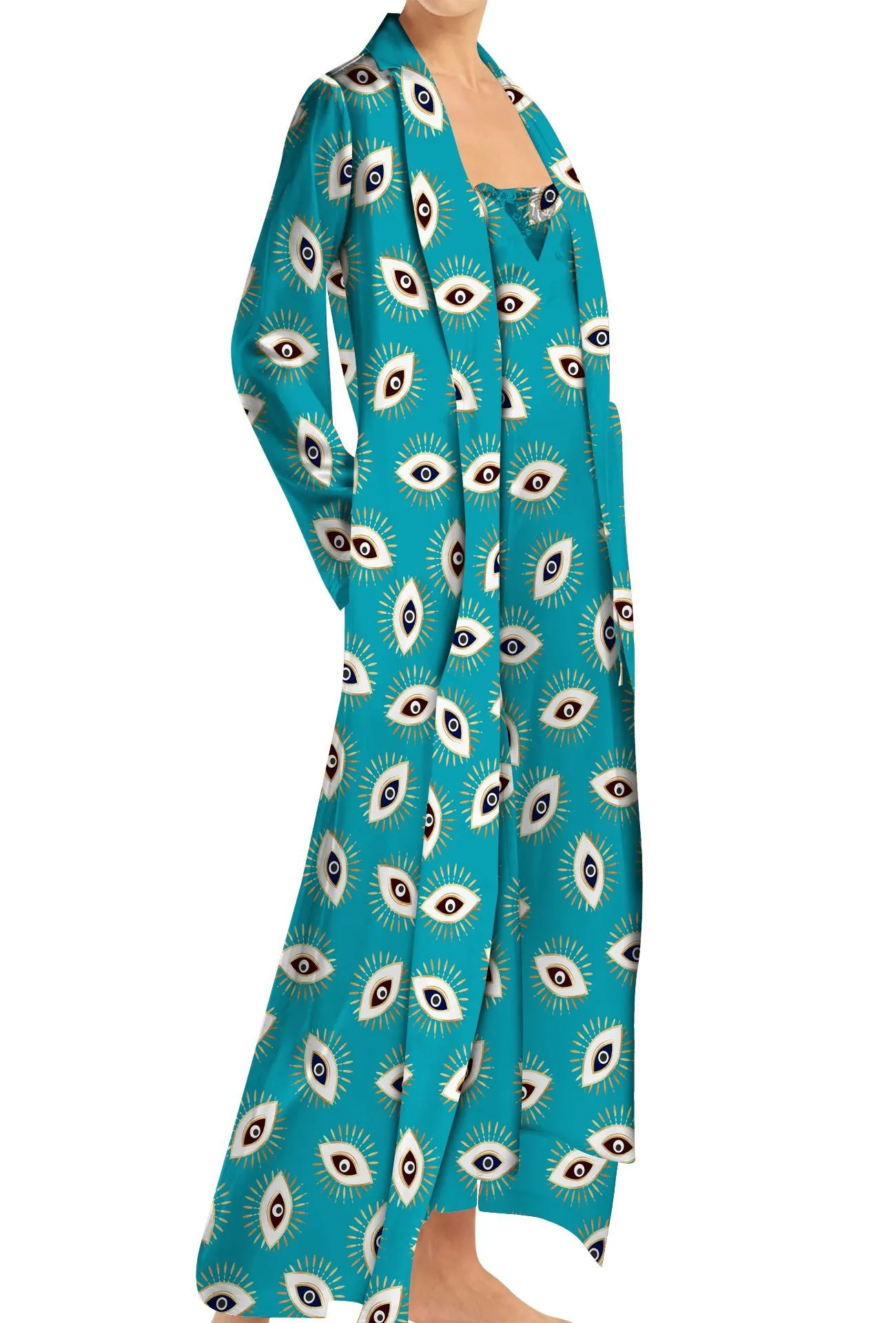 Full Length Wrap Dress
