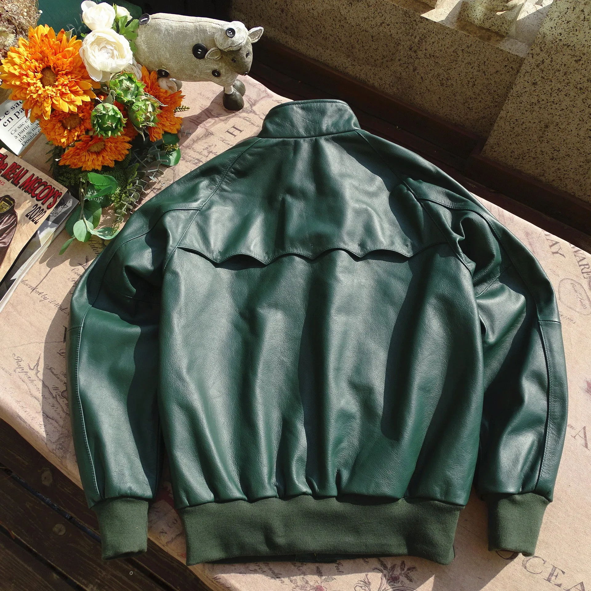 Green Golf Leather Jacket