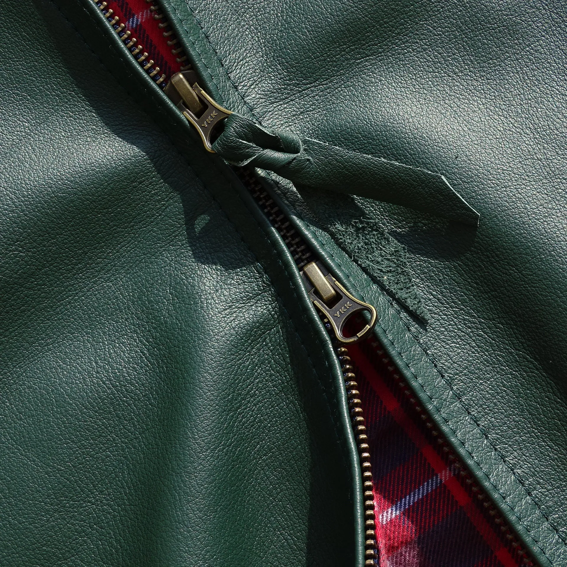 Green Golf Leather Jacket