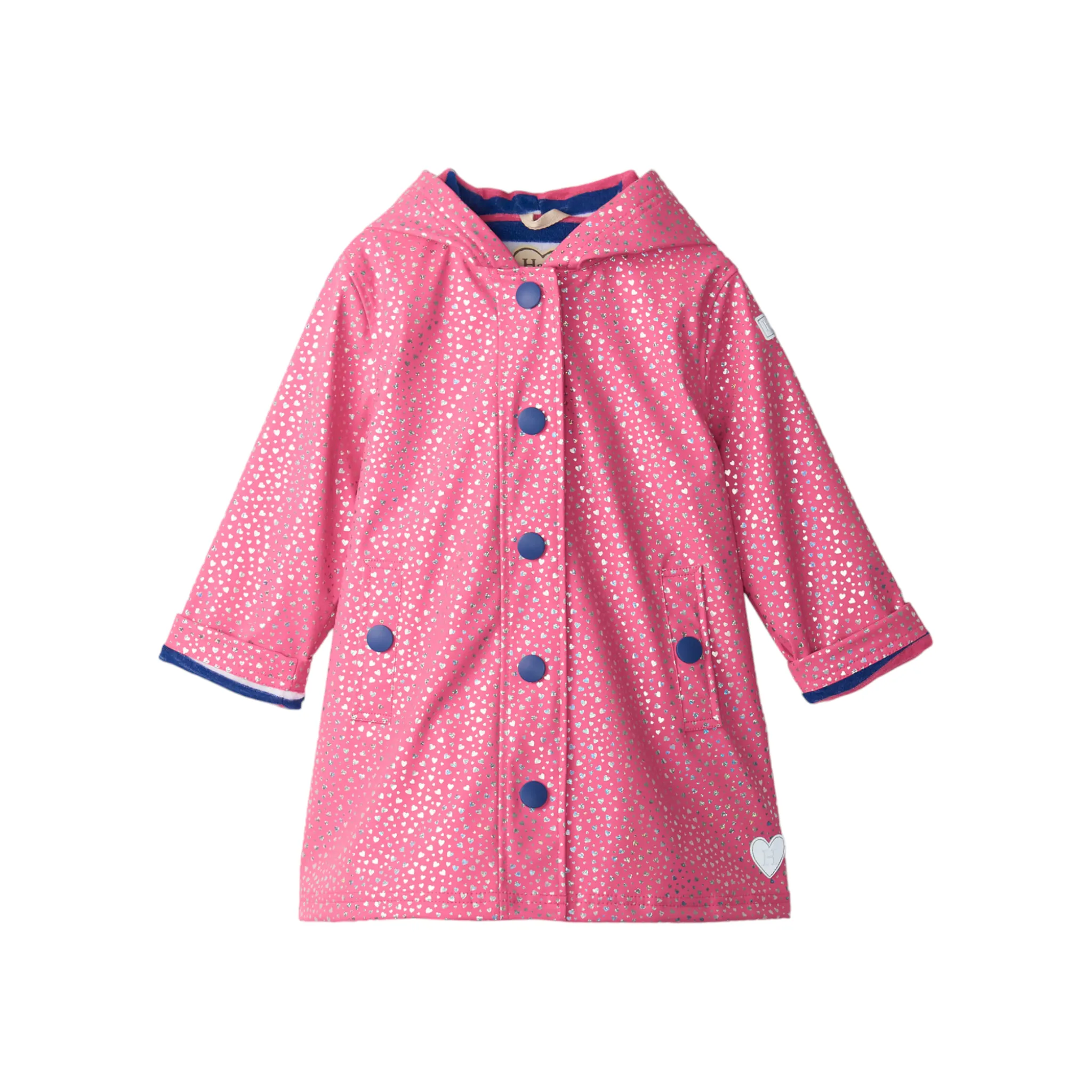 Hatley Glitter Hearts Splash Jacket