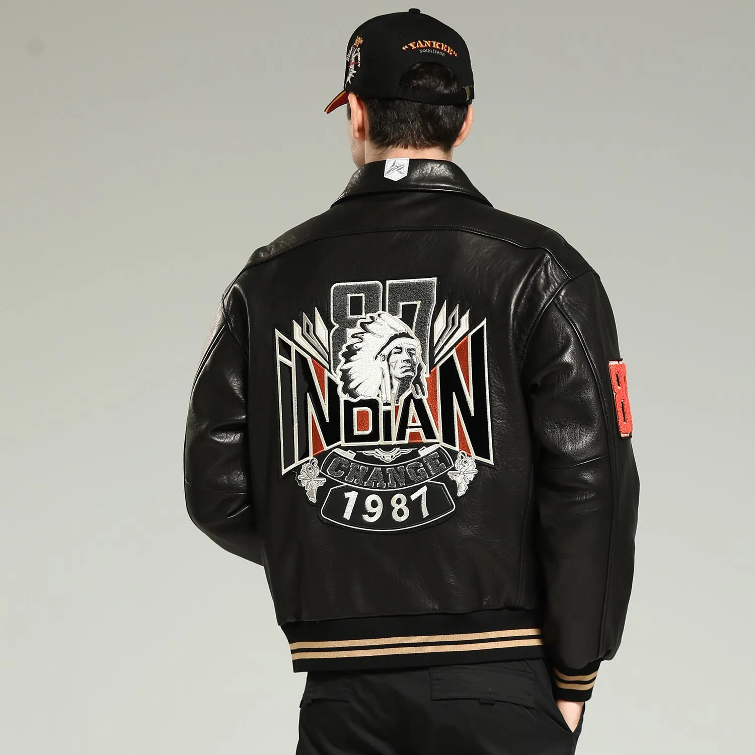 Indian Chief Vintage Leather Jacket
