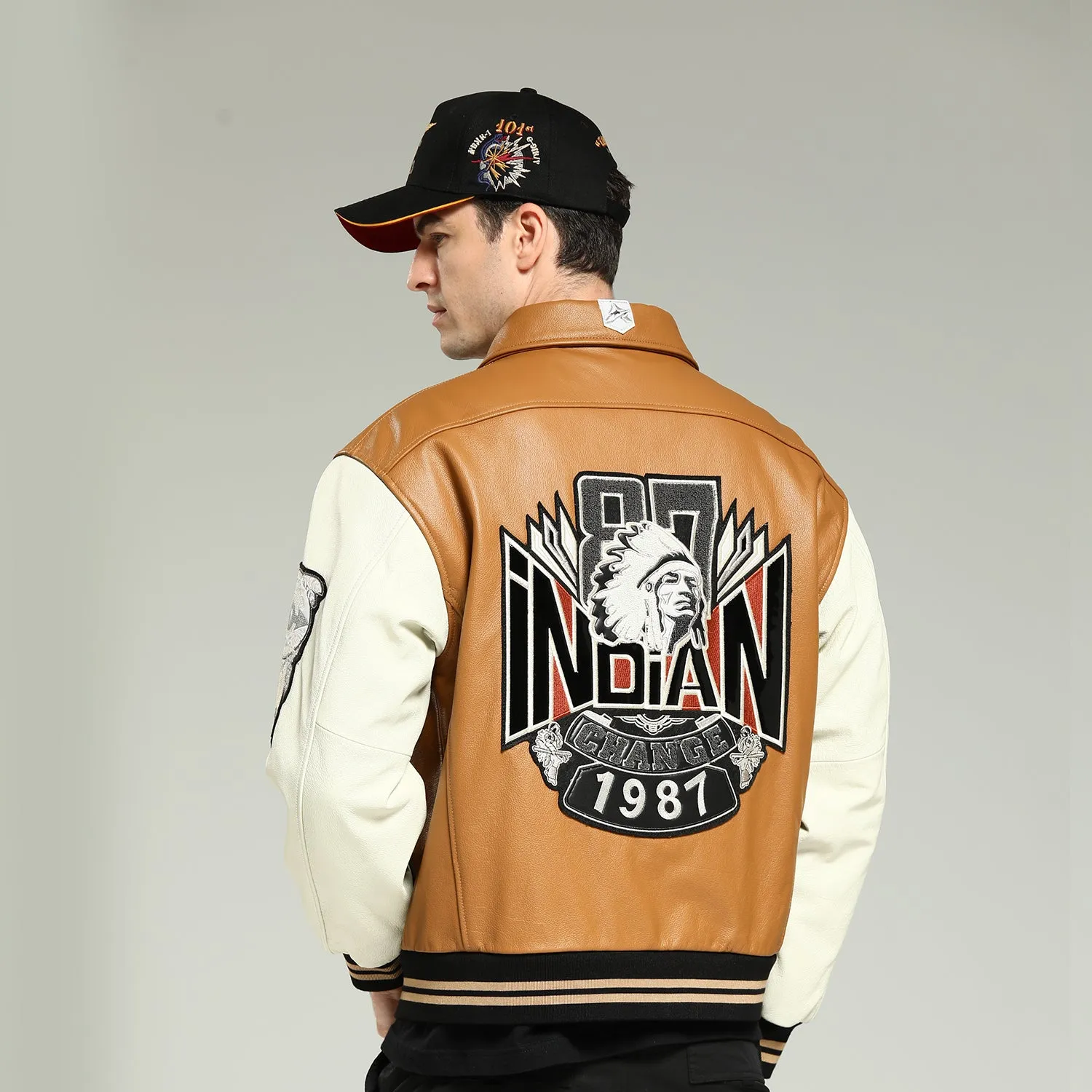 Indian Chief Vintage Leather Jacket