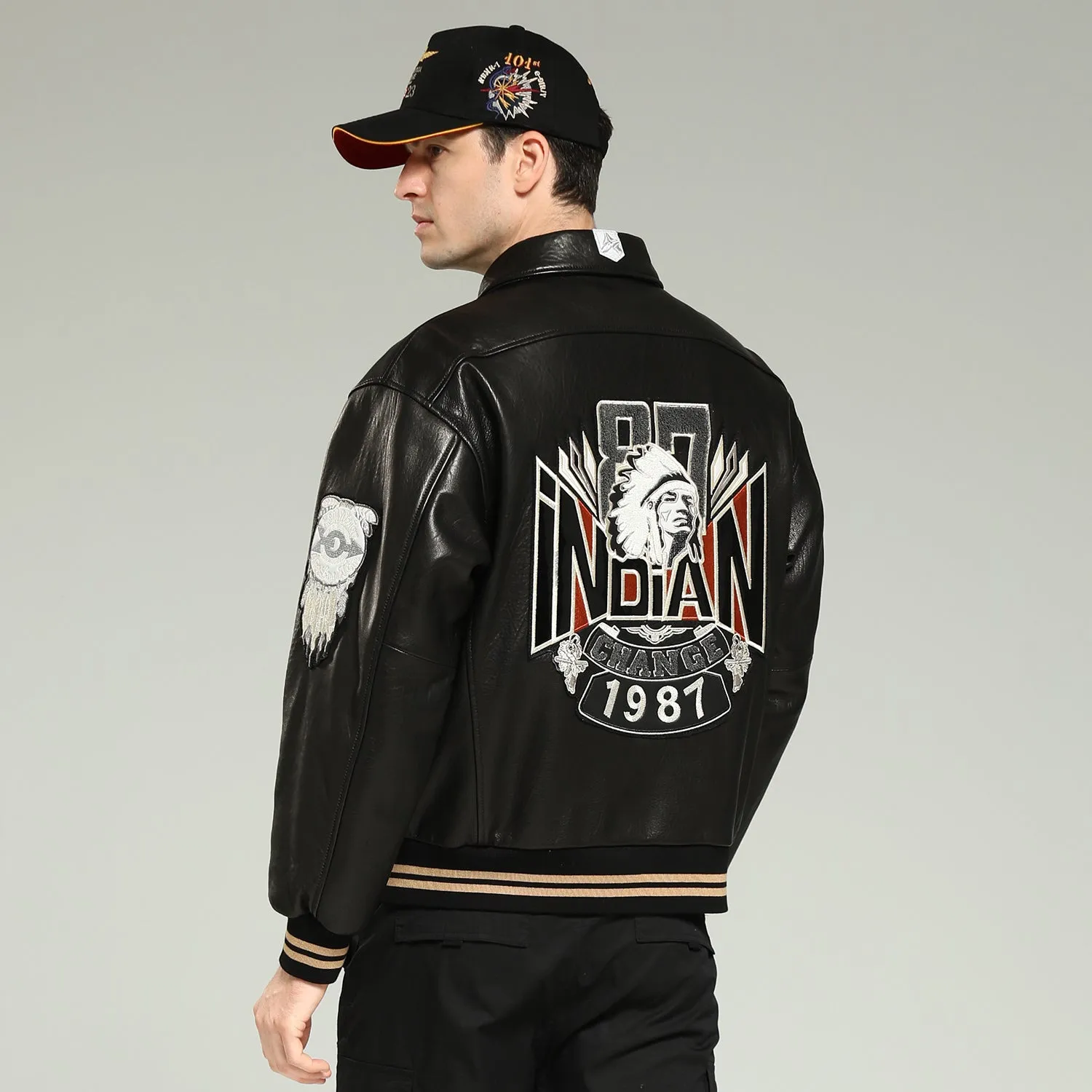 Indian Chief Vintage Leather Jacket