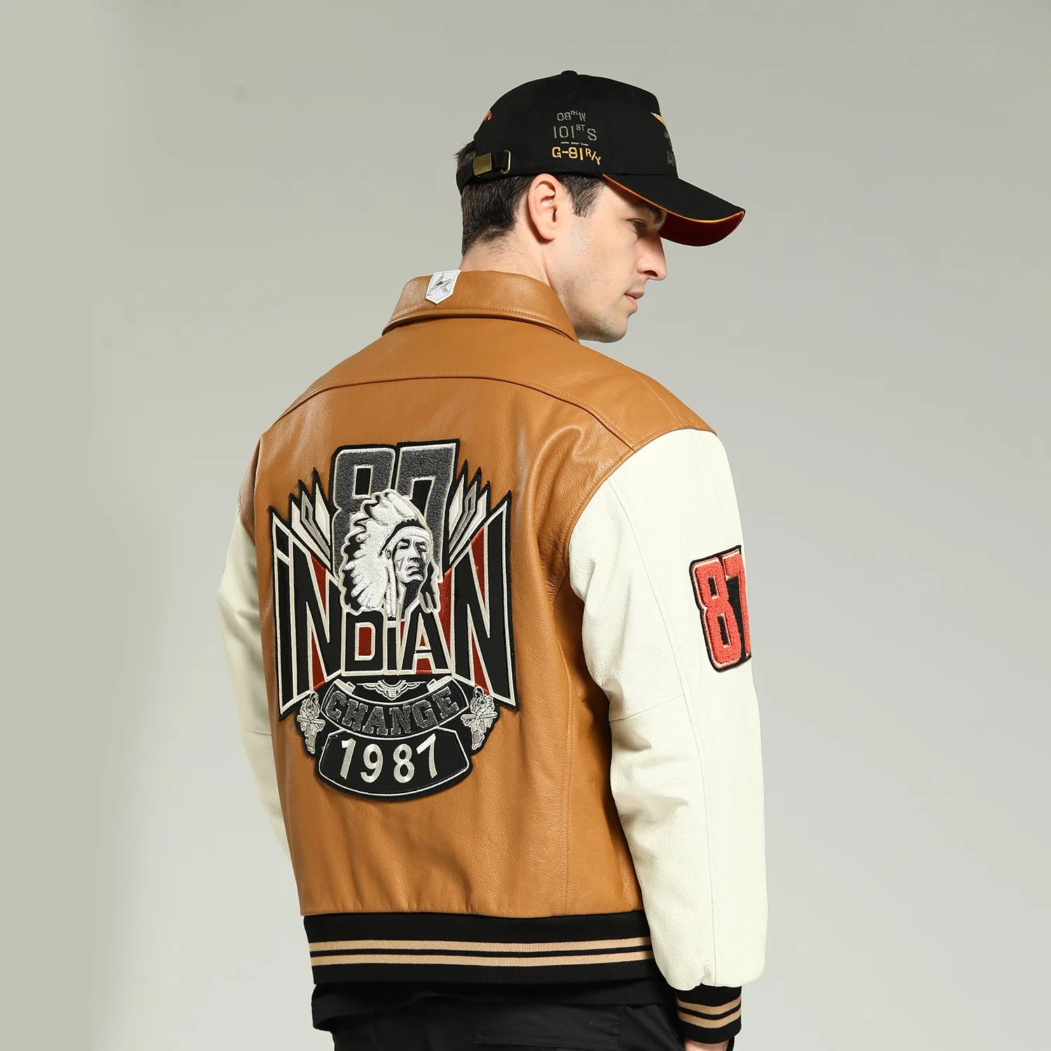 Indian Chief Vintage Leather Jacket
