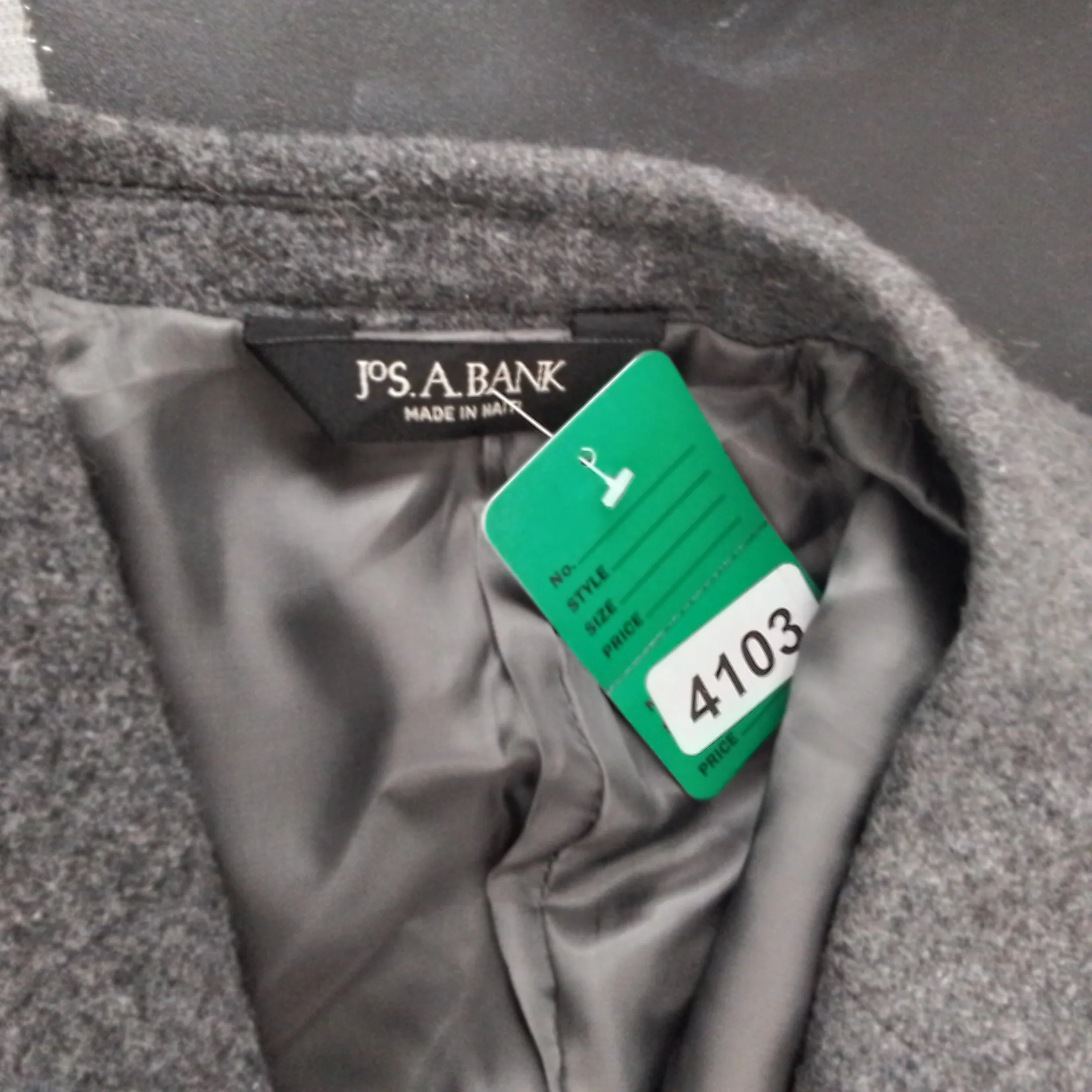 Jos A Bank Men's Grey Blazer