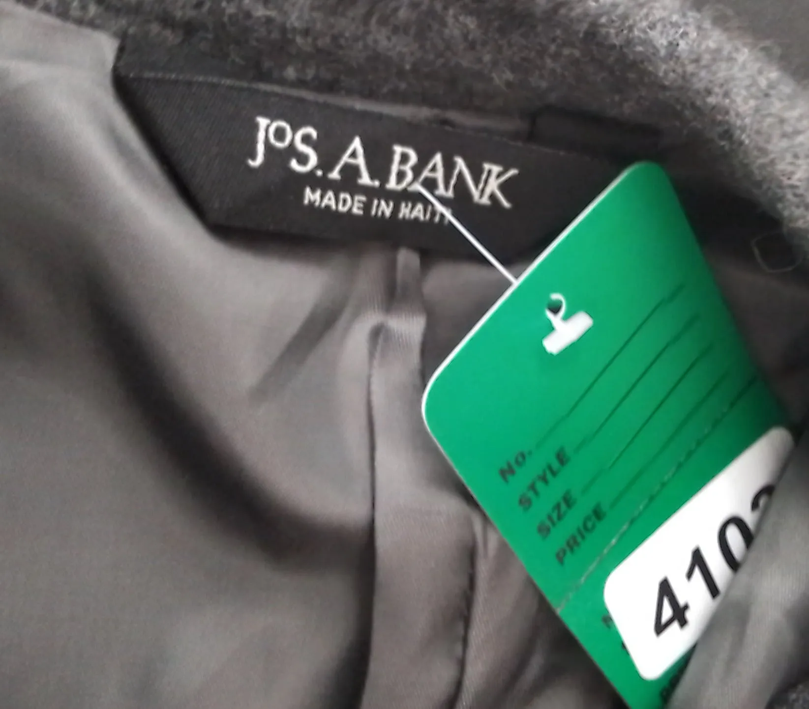 Jos A Bank Men's Grey Blazer