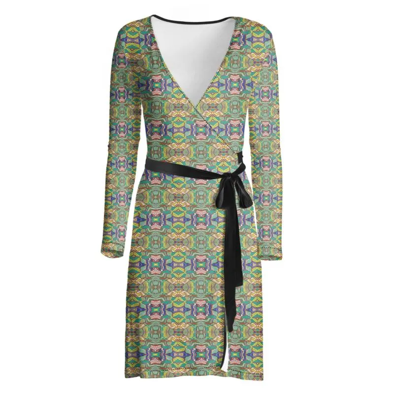 Magnificent Mosaic 3 Wrap Dress