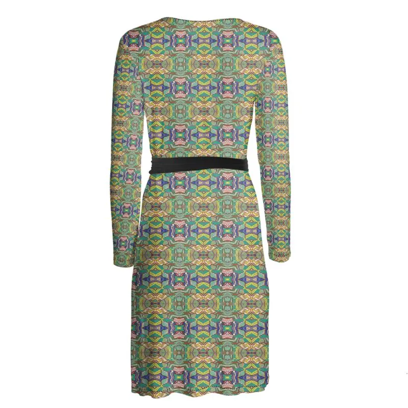Magnificent Mosaic 3 Wrap Dress