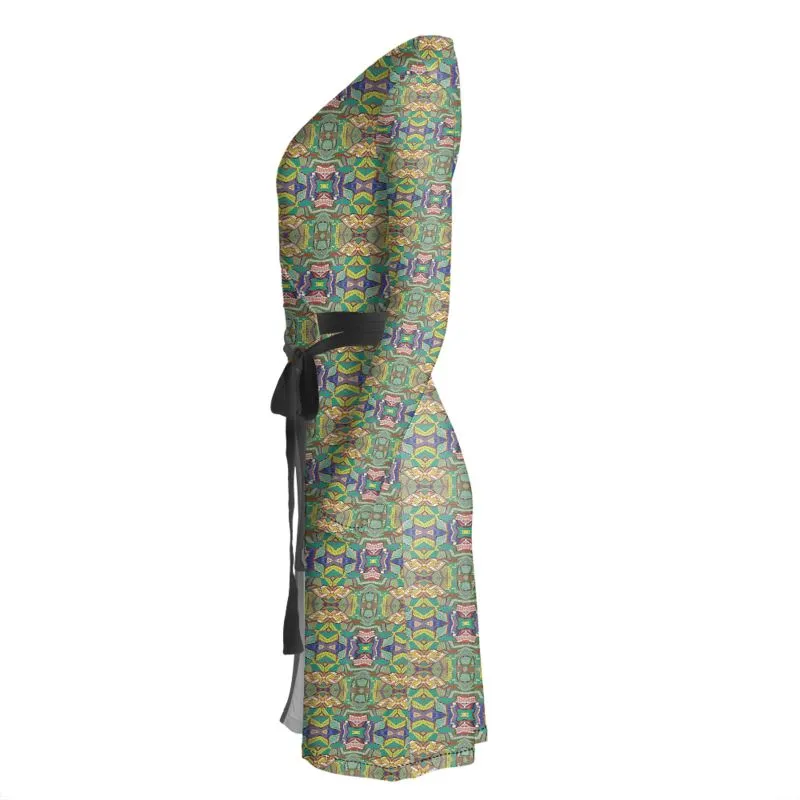 Magnificent Mosaic 3 Wrap Dress