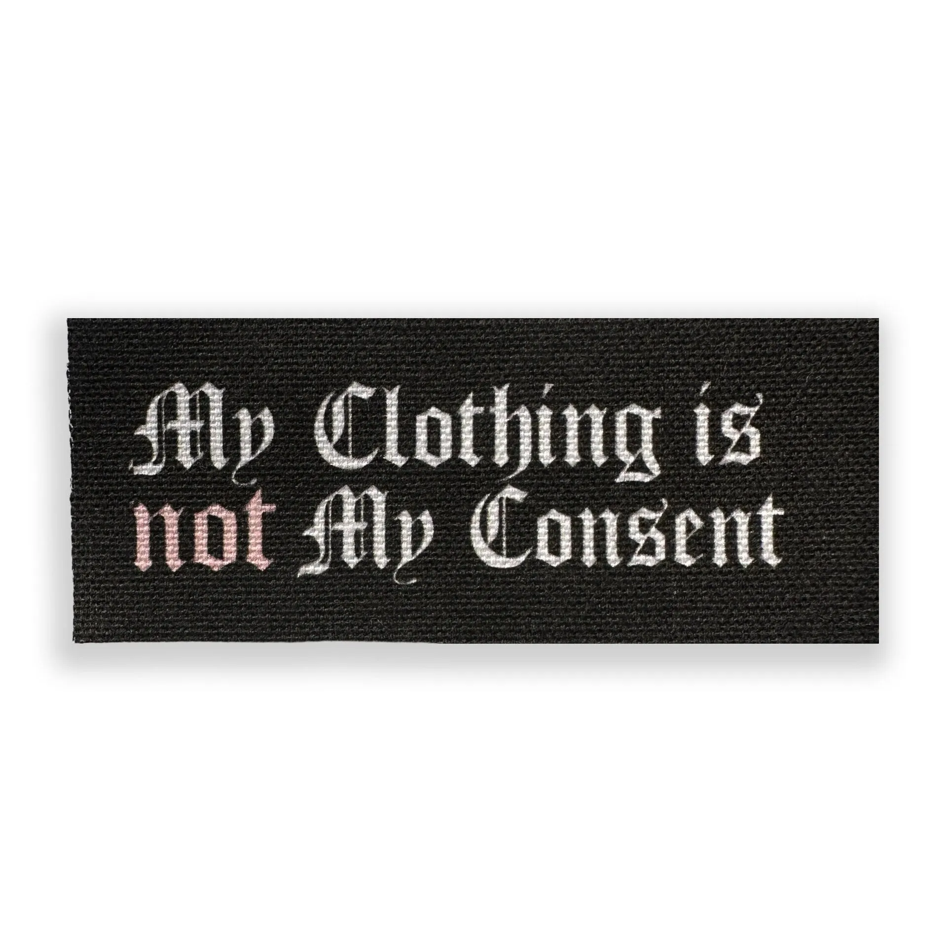 My Consent Sew On Patch