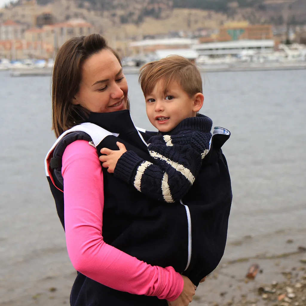Nestledown Add-on Sewing Pattern for Trailblazer VEST - Adult ~ Zip in Baby-Wearing   Pregnancy Panels