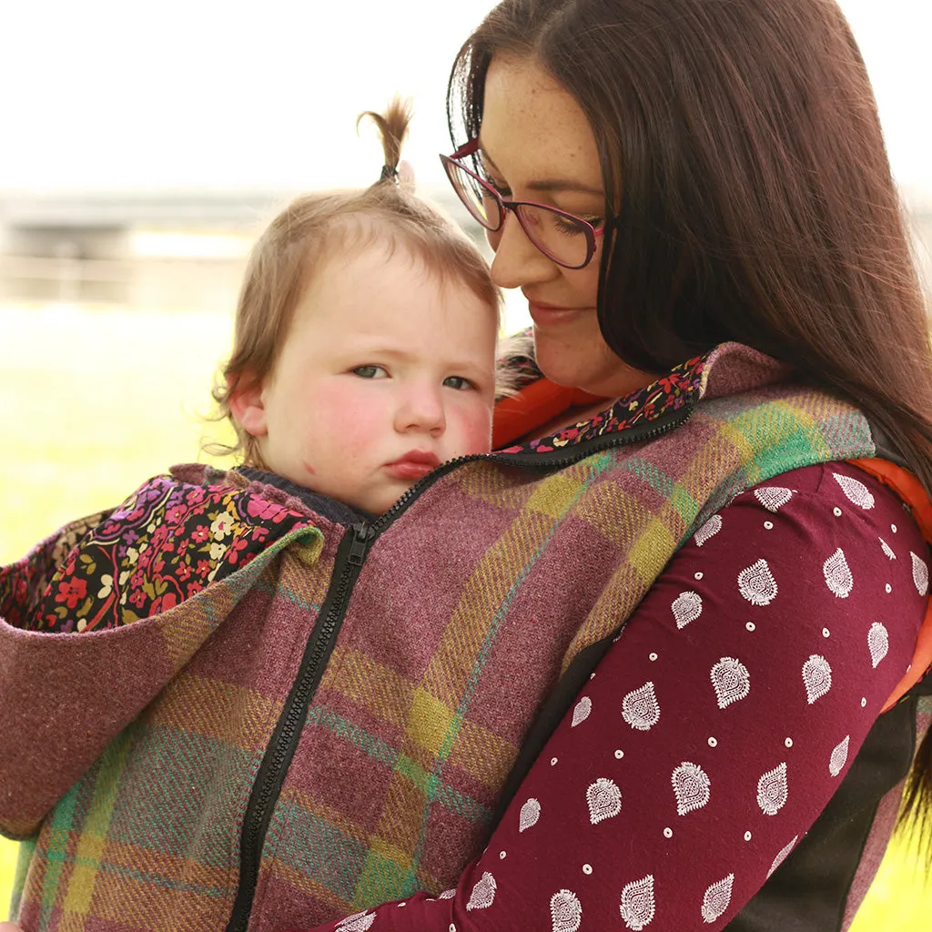 Nestledown Add-on Sewing Pattern for Trailblazer VEST - Adult ~ Zip in Baby-Wearing   Pregnancy Panels