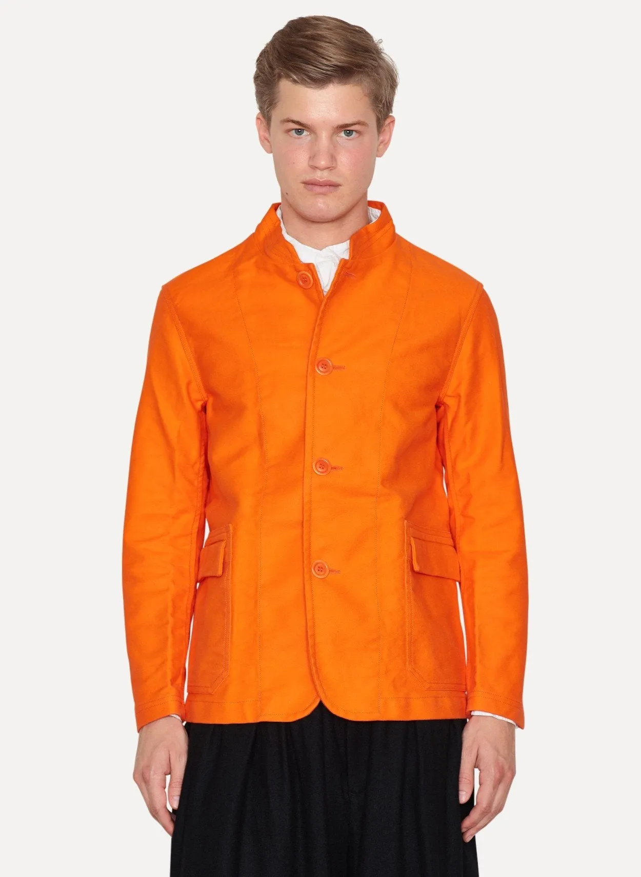 Orange Cotton Drill Jacket