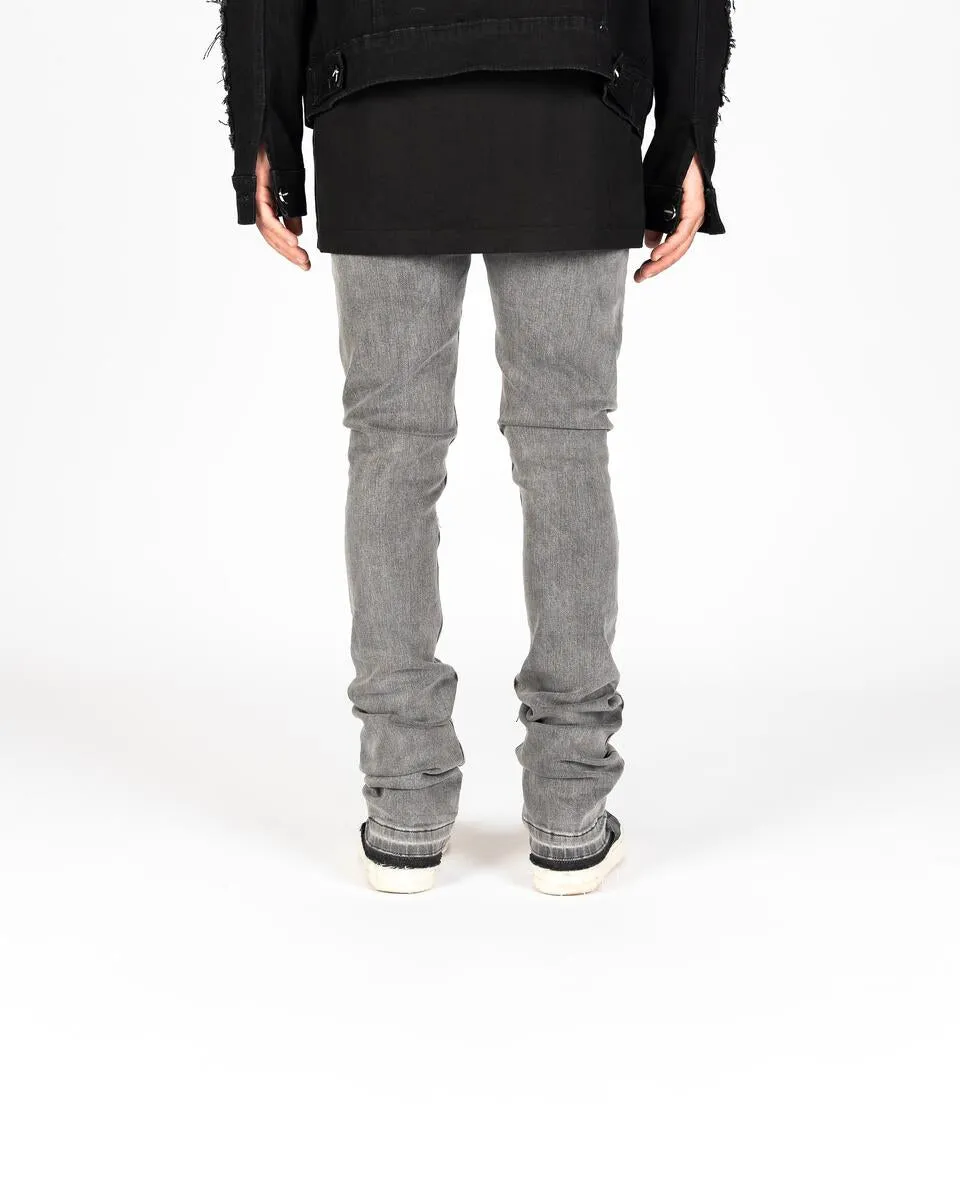 PHEELINGS SOULFUL SERENITY FLARE STACK DENIM (CHARCOAL GREY)