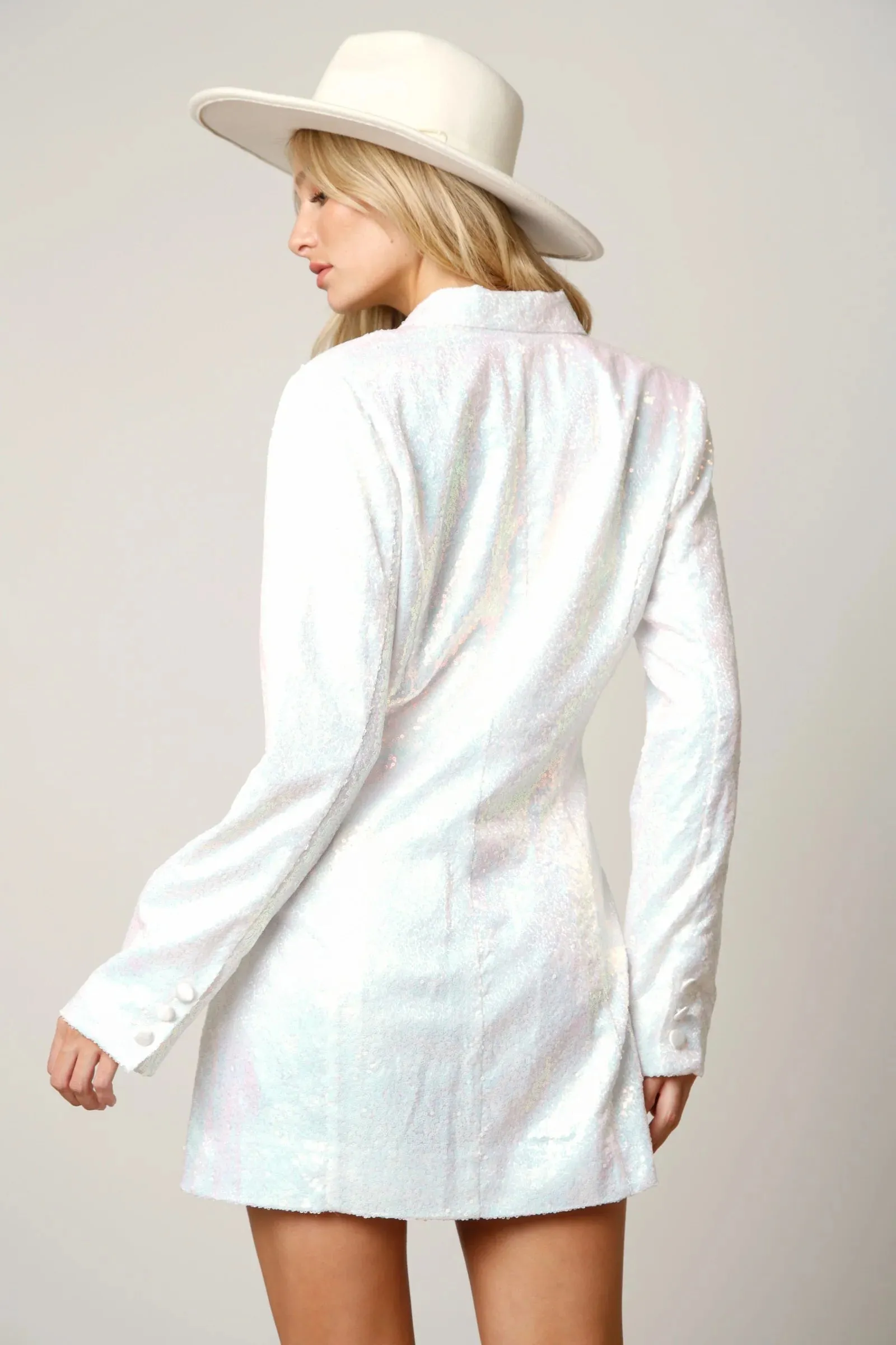 Sequin Blazer Dress