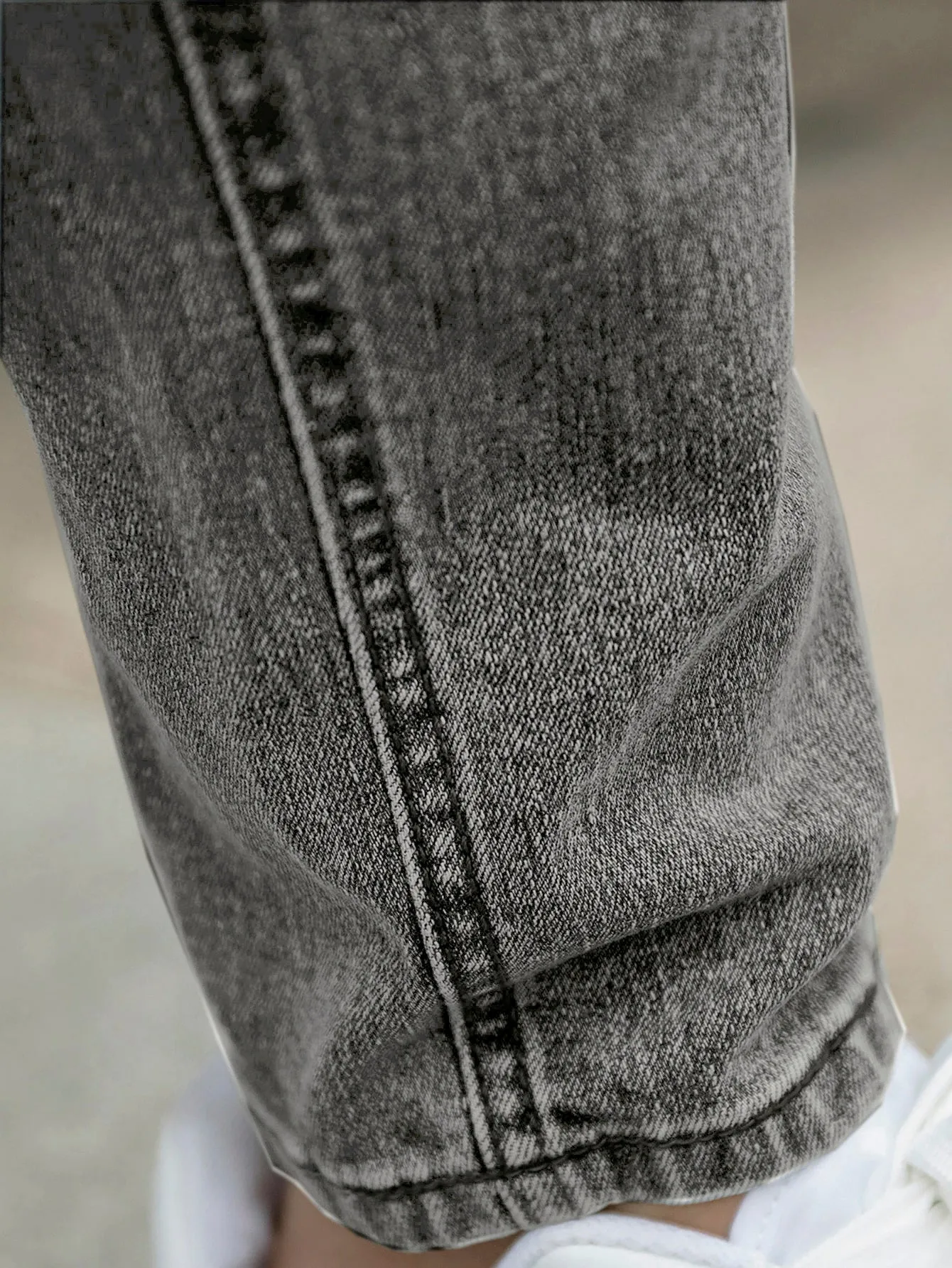 Slant Pocket Cat Scratch Jeans