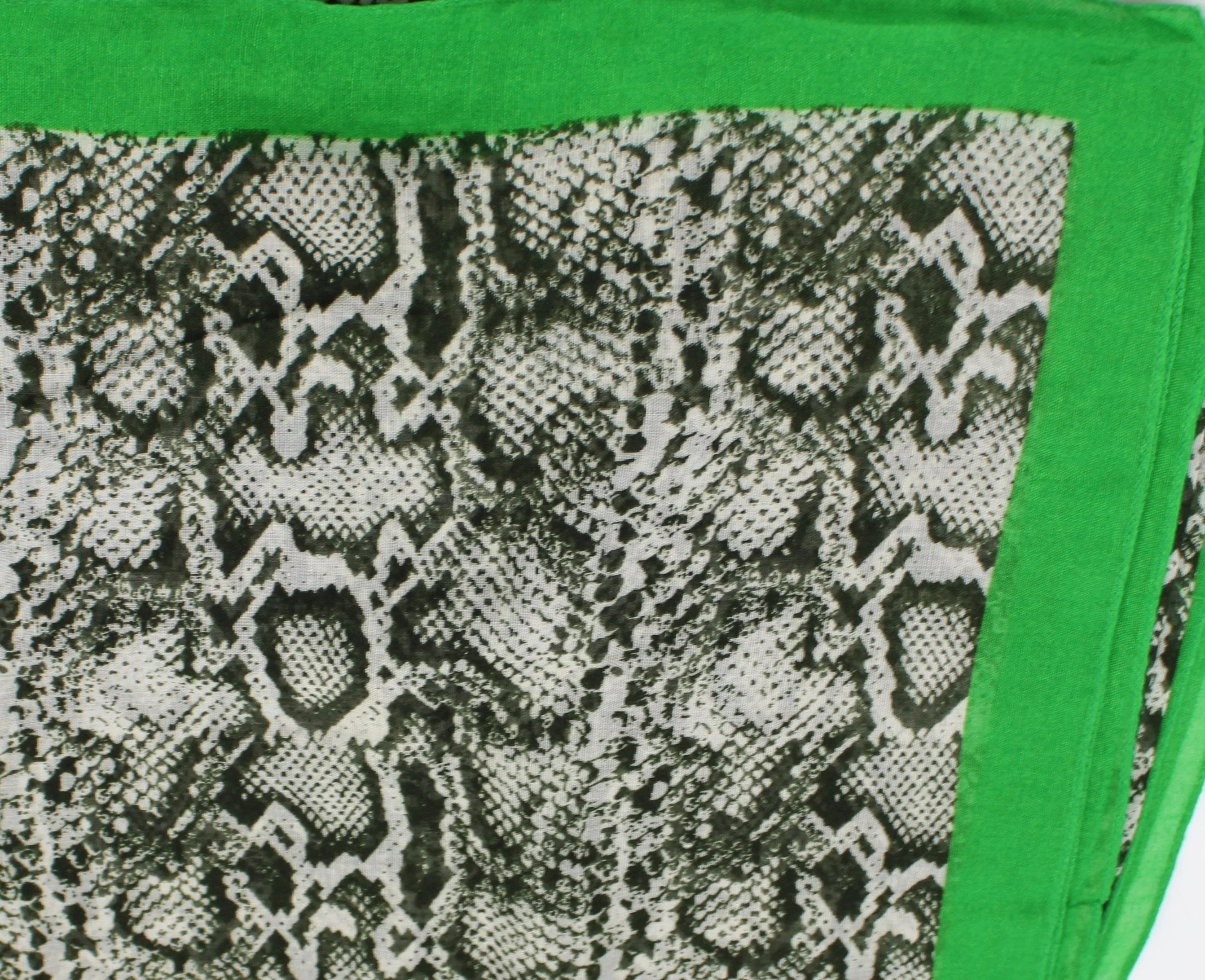 Snake Print Scarf Wrap