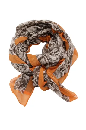 Snake Print Scarf Wrap