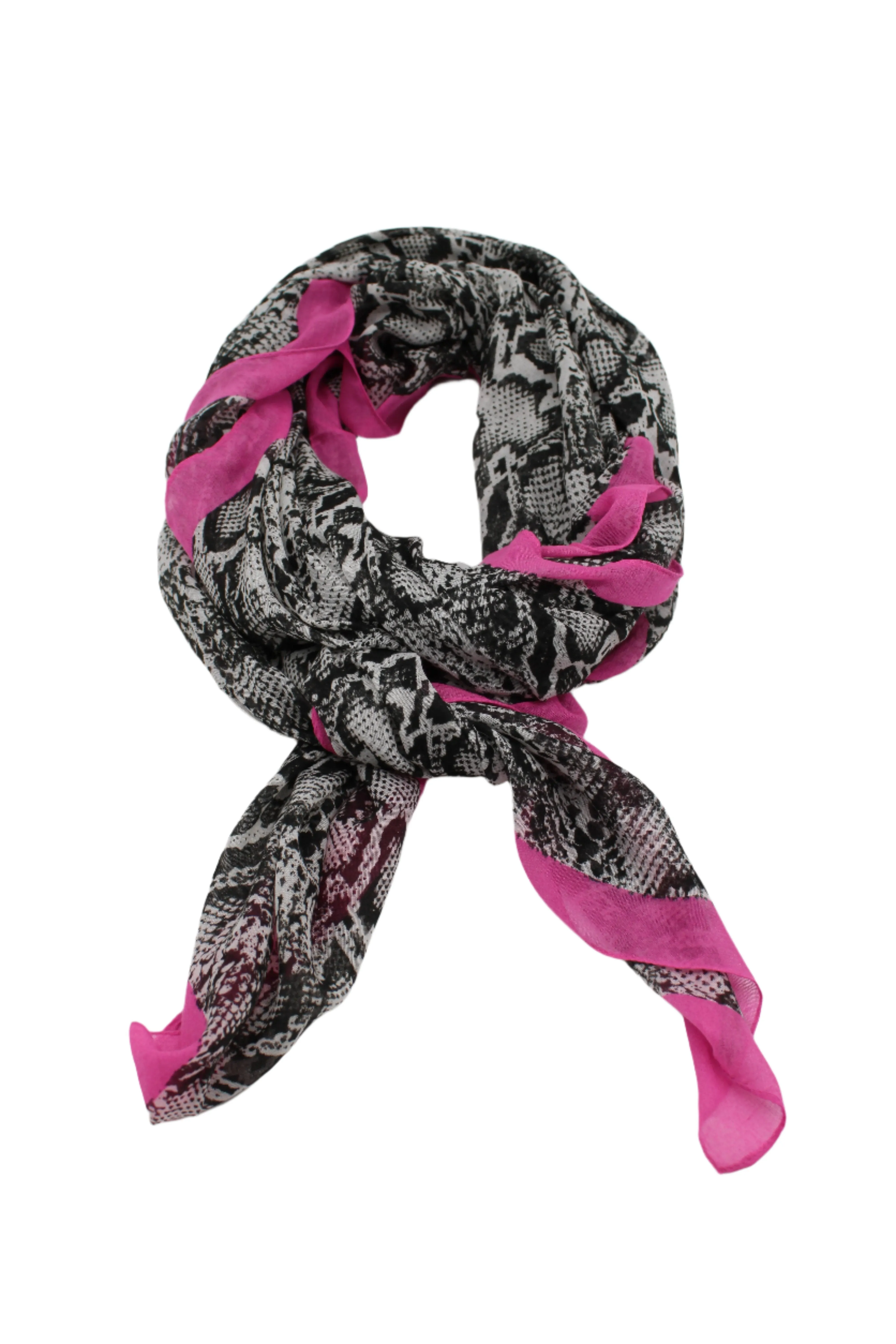 Snake Print Scarf Wrap