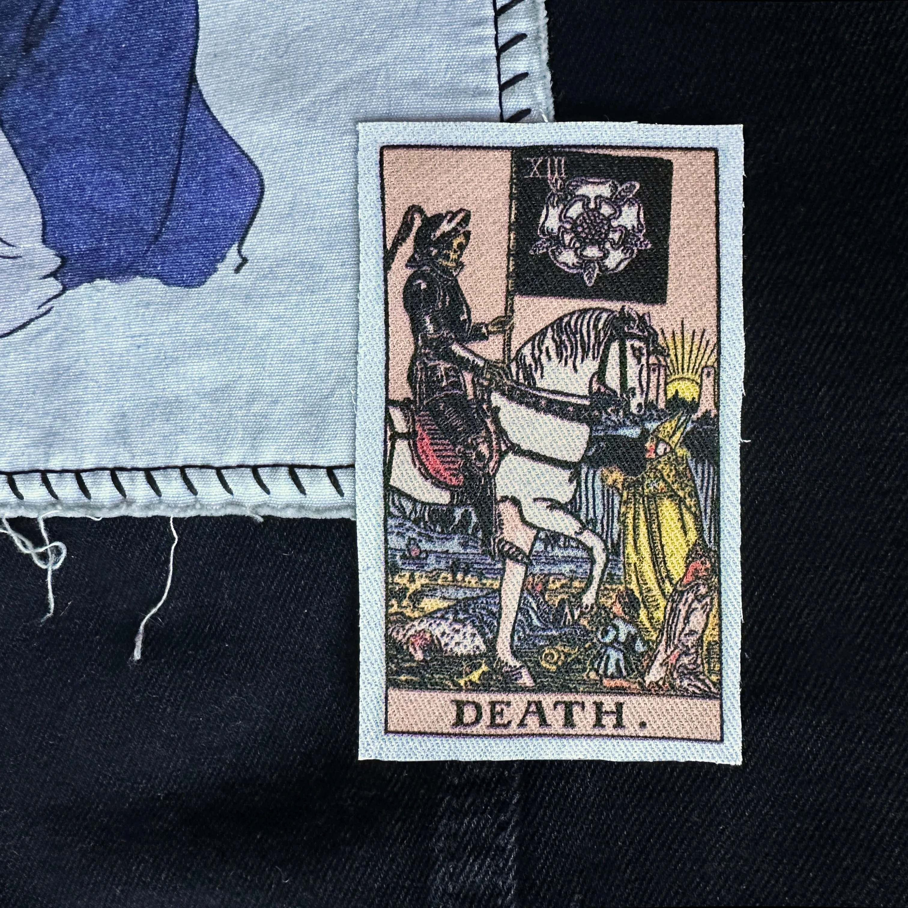 Tarot Card Death Fabric Sew On Patch