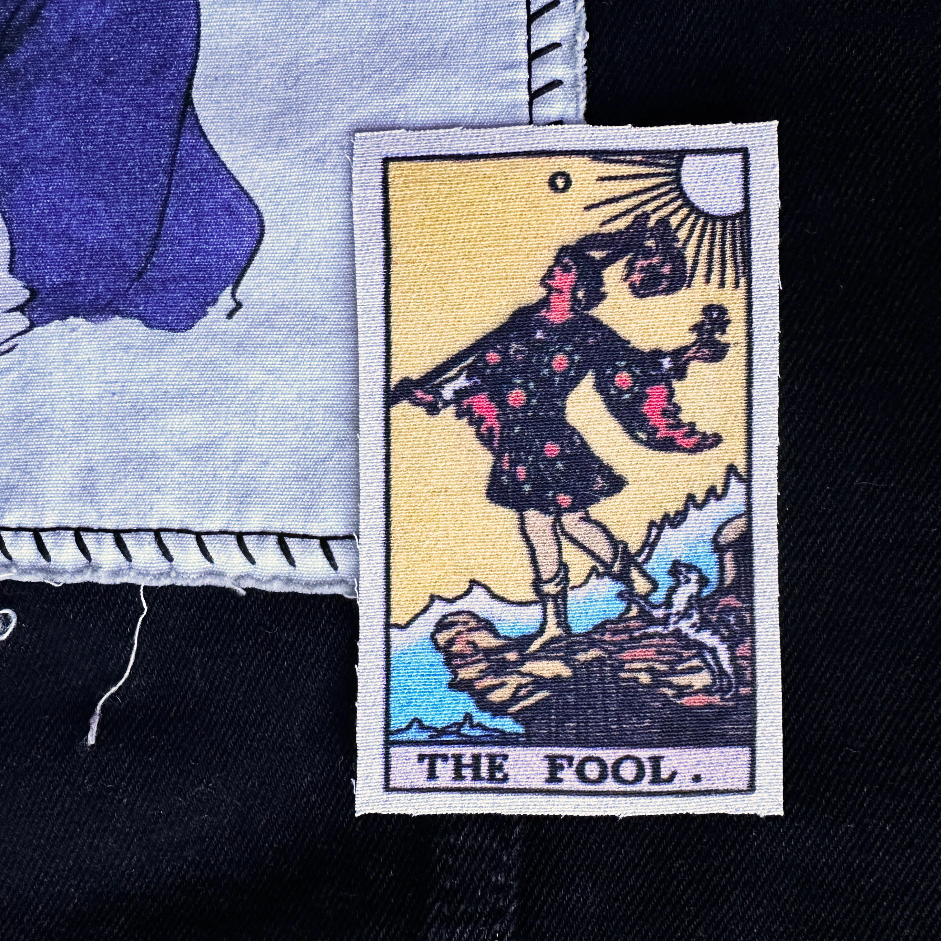 Tarot Card The Fool Fabric Patch
