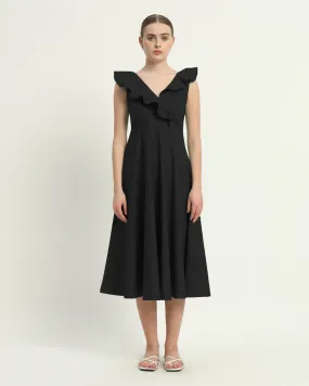 The Albany Noir Cotton Dress