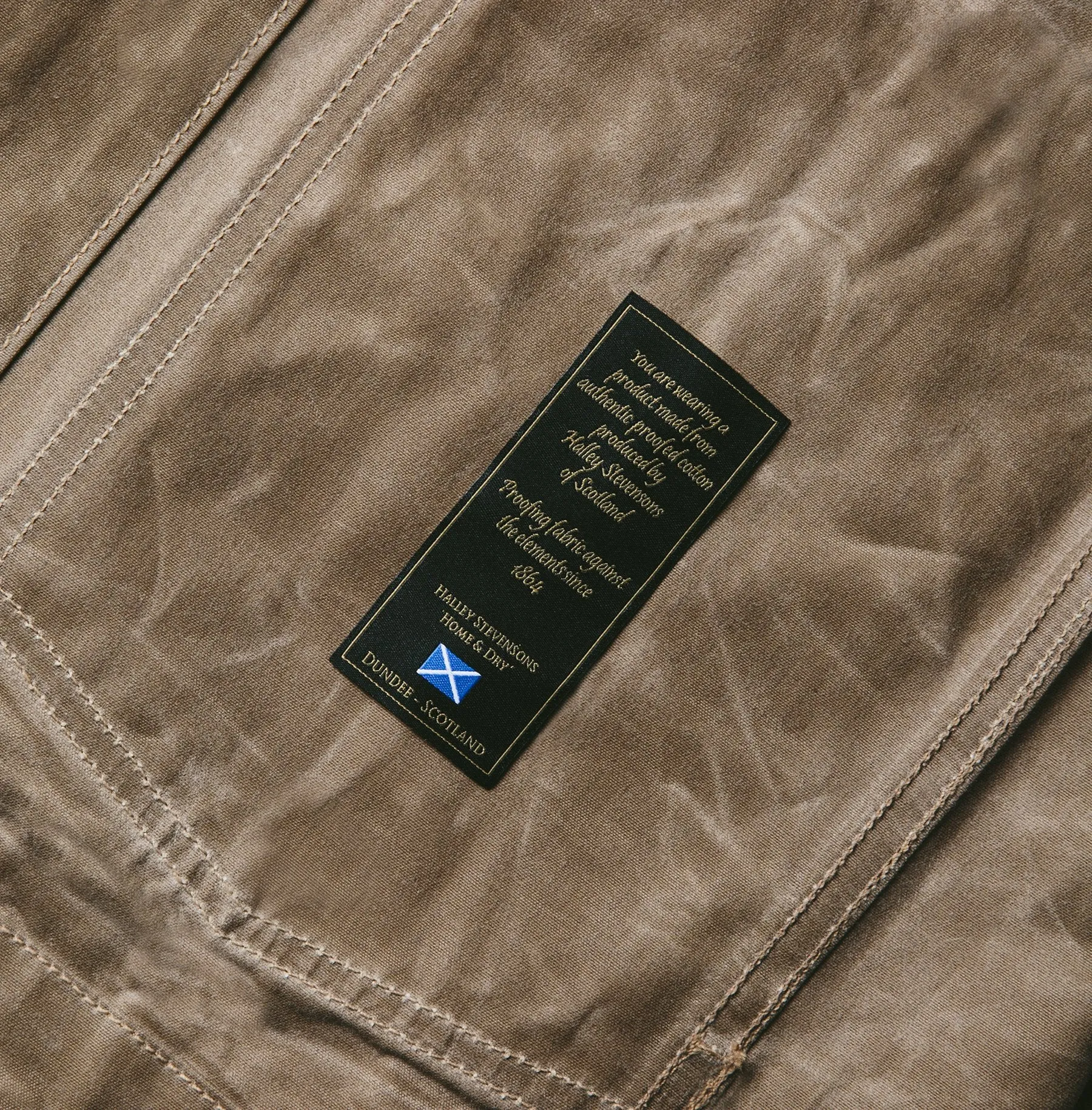 The Project Jacket in Field Tan Beeswaxed Canvas