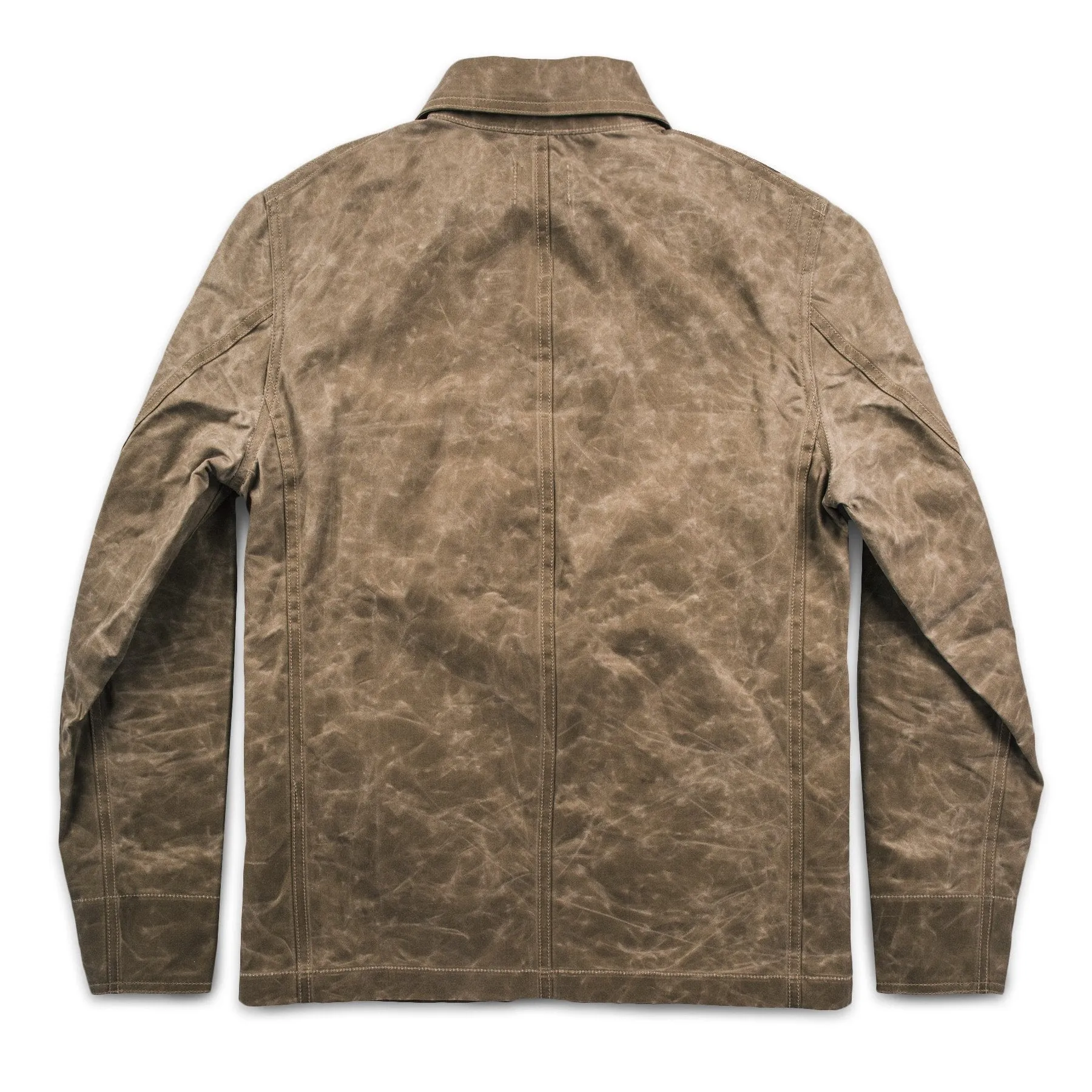The Project Jacket in Field Tan Beeswaxed Canvas