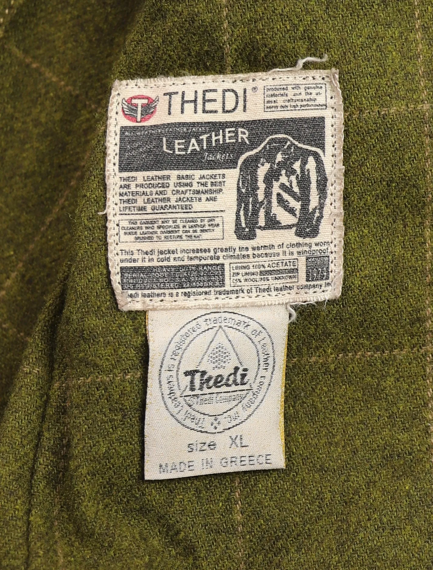 Thedi Evander Crosszip Half Belt, size XL, Brown Goatskin