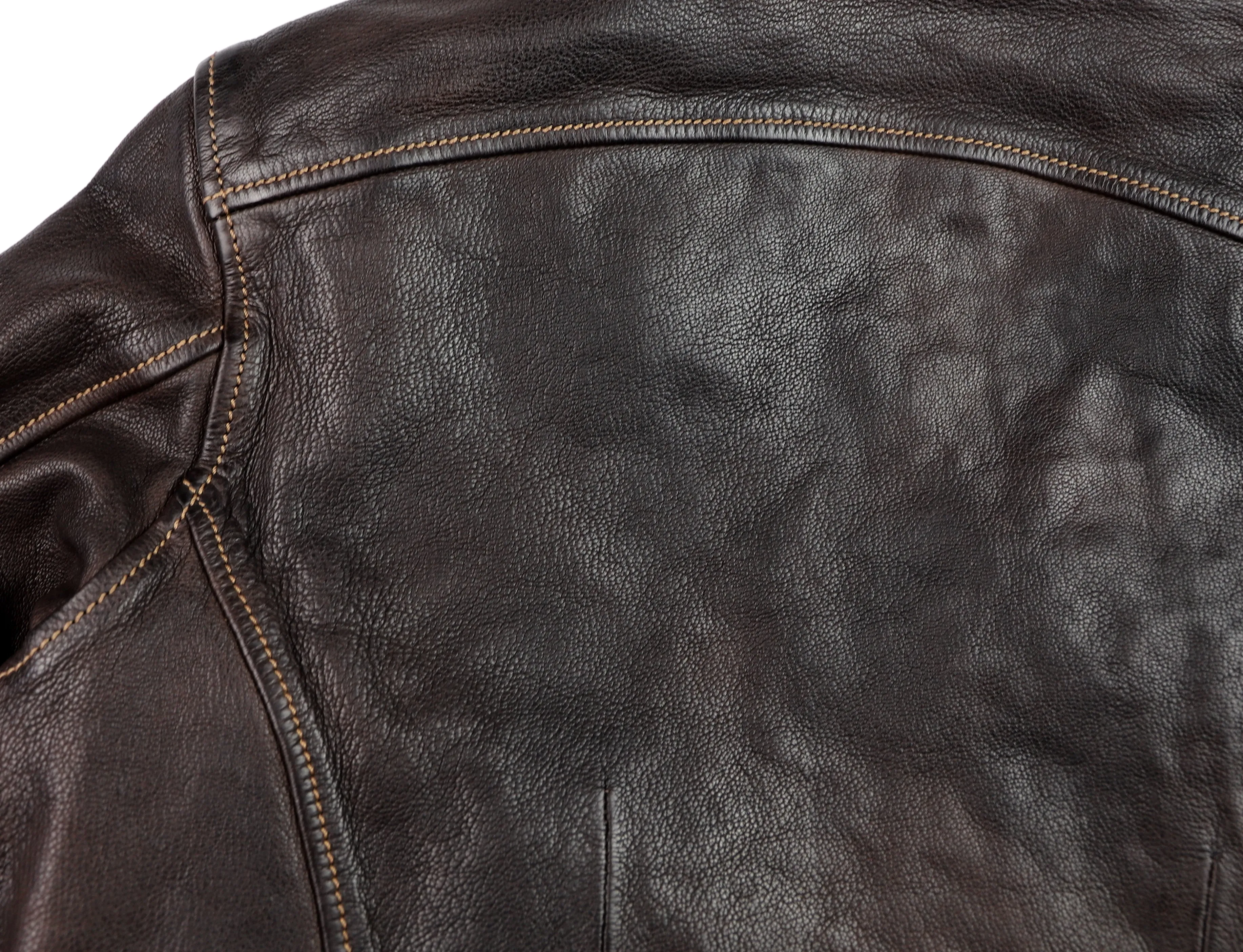 Thedi Evander Crosszip Half Belt, size XL, Brown Goatskin