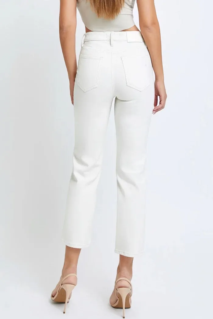 Tracey High Rise Crop Straight
