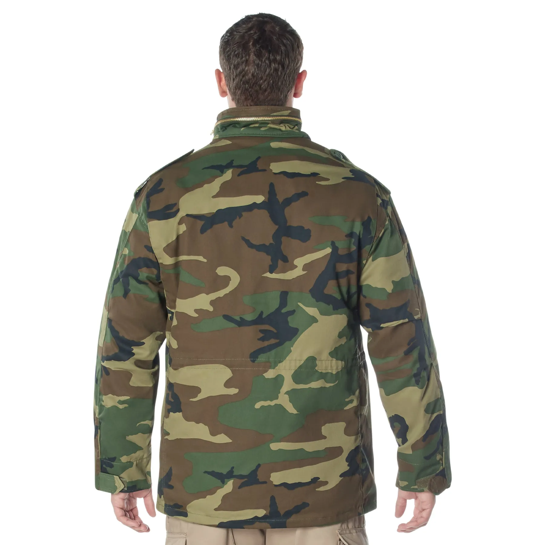 Vintage M-65 Field Jacket-WOODLAND CAMO