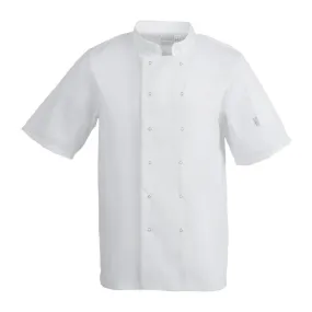 Whites Vegas Unisex Chefs Jacket Short Sleeve White 5XL - A211-5XL