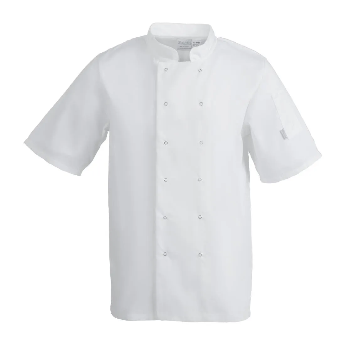Whites Vegas Unisex Chefs Jacket Short Sleeve White 5XL - A211-5XL